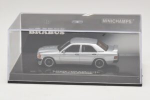 Mercedes Brabus 3.6S 190E W201 Argent Minichamps 1:43 437032604 Métal Moulé — image 4 sur 5
