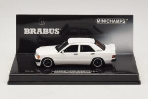 Mercedes Brabus 3.6S 190E W201 Blanc Minichamps 1:43 437032602 Métal Moulé