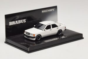 Mercedes Brabus 3.6S 190E W201 Blanc Minichamps 1:43 437032602 Métal Moulé — image 2 sur 5