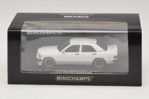 Mercedes Brabus 3.6S 190E W201 Blanc Minichamps 1:43 437032602 Métal Moulé — image 5 sur 5