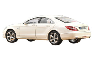 Mercedes CLS C218 Coupé Brilliant White Metallic Norev 1:18 183943 Métal Moulé — image 3 sur 3