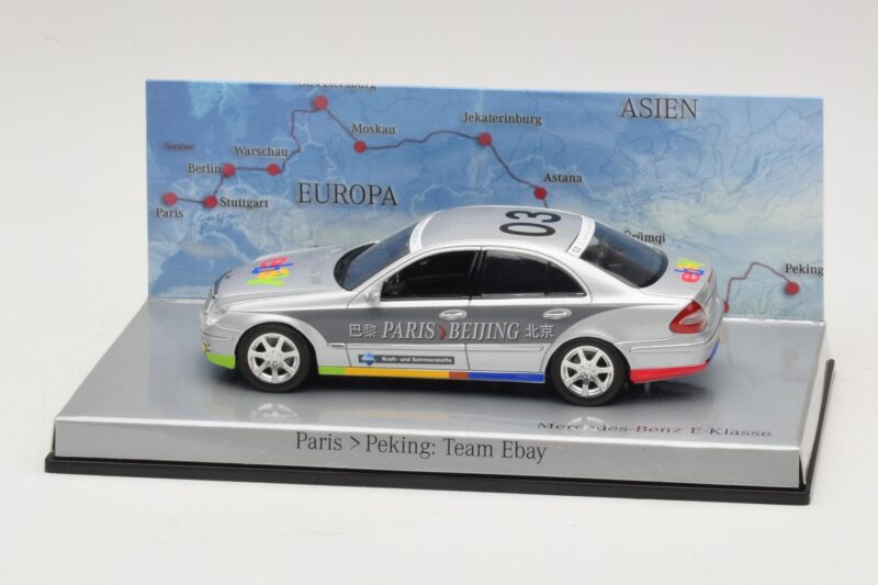 Mercedes E-Class #3 Team eBay Rally Paris-Peking 2007 Minichamps 1:43 Mercedes E-Class #3 Team eBay Rally Paris-Peking 2007 Minichamps 1:43 B66962259 Métal Moulé