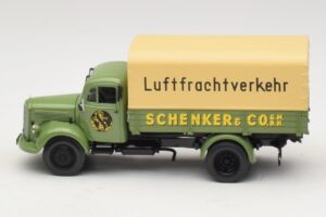Mercedes L 3500 Camion Plateau Schenker Minichamps 1:43 439350028 Métal Moulé — image 3 sur 6