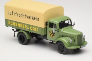 Mercedes L 3500 Camion Plateau Schenker Minichamps 1:43 439350028 Métal Moulé — image 4 sur 6