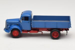 Mercedes L 3500 Camion Benne Bleu Rouge Minichamps 1:43 439350004 Métal Moulé — image 3 sur 6