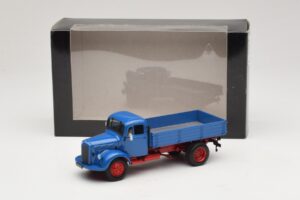 Mercedes L 3500 Camion Benne Bleu Rouge Minichamps 1:43 439350004 Métal Moulé — image 6 sur 6