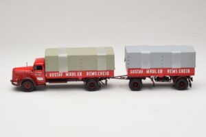 Mercedes L315 Pritschenzug Gustav Mauler Minichamps 1:43 499034720 Métal Moulé — image 3 sur 6