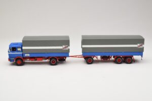 Mercedes LP1620 Pritschenzug Fern Schnell Gut Minichamps 1:43 499034820 Métal Moulé — image 3 sur 6