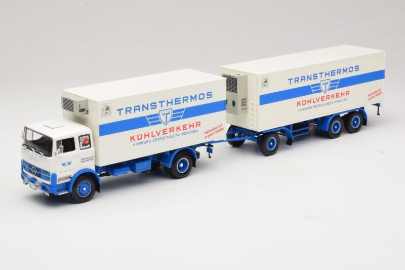 Mercedes LP1624 Kühlzug Transthermos Minichamps 1:43 499034840 Métal Moulé
