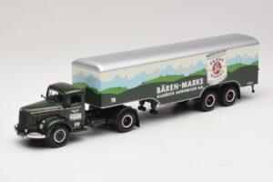Mercedes LS315 Koffersattelzug Bärenmarke Minichamps 1:43 499034780 Métal Moulé