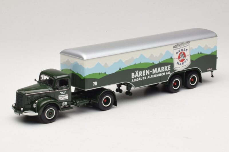 Mercedes LS315 Koffersattelzug Bärenmarke Minichamps 1:43 499034780 Métal Moulé