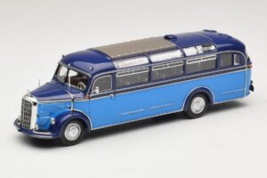 Mercedes O 3500 Bus Bleu Clair Bleu Foncé Minichamps 1:43 439360011 Métal Moulé