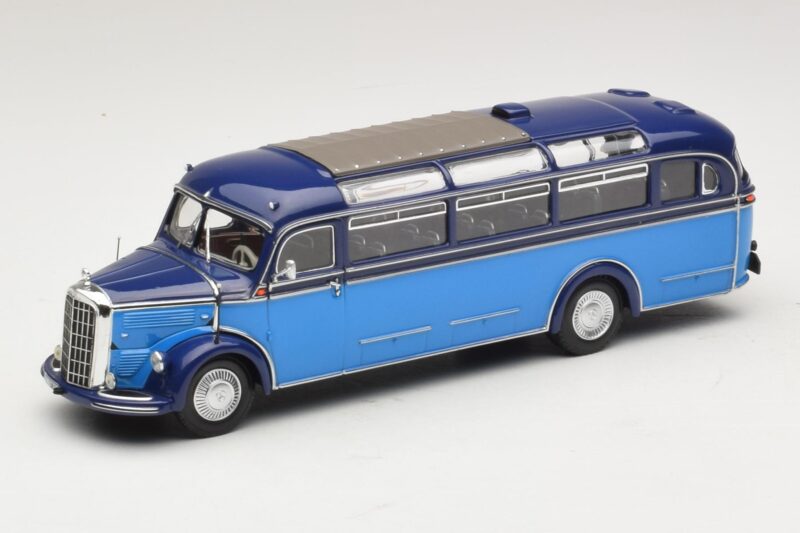 Mercedes O 3500 Bus Bleu Clair Bleu Foncé Minichamps 1:43 439360011 Métal Moulé