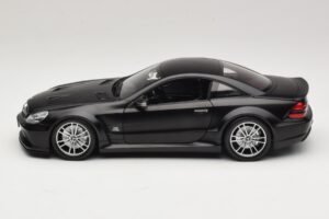 Mercedes SL65 AMG R230 Black Series Matt Black Minichamps 1:18 100038121 Métal Moulé — image 4 sur 8