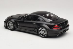 Mercedes SL65 AMG R230 Black Series Matt Black Minichamps 1:18 100038121 Métal Moulé — image 7 sur 8