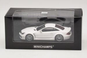 Mercedes SL65 AMG R230 Black Series Blanc Mat Minichamps 1:43 400038222 Métal Moulé — image 4 sur 4