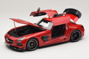 Mercedes SLS AMG C197 Black Series Rouge Minichamps 1:18 110033022 Métal Moulé — image 3 sur 8