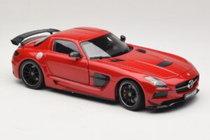 Mercedes SLS AMG C197 Black Series Rouge Minichamps 1:18 110033022 Métal Moulé — image 6 sur 8