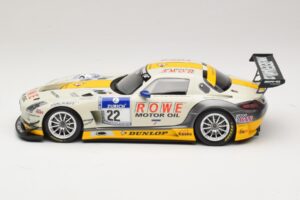 Mercedes SLS AMG GT3 #22 Graf / Jager Rowe Racing 24 Hours of Nurburgring 2013 Minichamps 1:18 151133122 Métal Moulé — image 3 sur 6