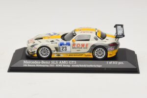 Mercedes SLS AMG GT3 #23 Rowe Racing Arnold / Roloff Nurburgring 24 Hours 2013 Minichamps 1:43 410133223 Métal Moulé