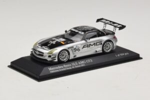 Mercedes SLS AMG GT3 #96 M. Hakkinen / R. Arnold 6 Hours of Zhuhai 2011 Minichamps 1:43 410113296 Métal Moulé — image 2 sur 4