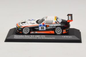 Mercedes SLS AMG GT3 #66 Hankook C. Frankenhout / Simonsen 24 Hours of Nurburgring 2012 Minichamps 1:43 437123266 Métal Moulé