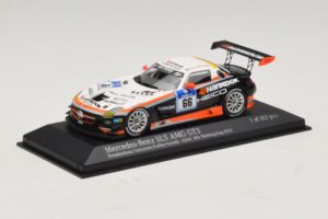 Mercedes SLS AMG GT3 #66 Hankook C. Frankenhout / Simonsen 24 Hours of Nurburgring 2012 Minichamps 1:43 437123266 Métal Moulé — image 2 sur 4