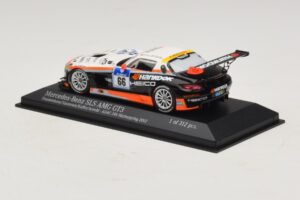 Mercedes SLS AMG GT3 #66 Hankook C. Frankenhout / Simonsen 24 Hours of Nurburgring 2012 Minichamps 1:43 437123266 Métal Moulé — image 3 sur 4