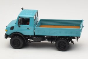 Mercedes Unimog 1300 L Camion Plateau Bleu Minichamps 1:43 439033020 Métal Moulé — image 3 sur 6