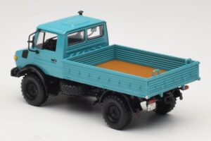 Mercedes Unimog 1300 L Camion Plateau Bleu Minichamps 1:43 439033020 Métal Moulé — image 5 sur 6