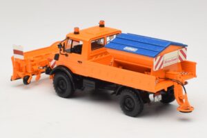 Mercedes Unimog 1300 L Chasse-Neige Orange Minichamps 1:43 439033060 Métal Moulé — image 5 sur 6