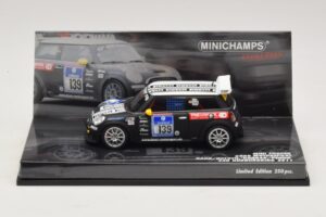 Mini Cooper Dörr Motorsport #139 Hahn / Holoch 24 Hours of Nürburgring 2011 Minichamps 1:43 Mini Cooper Dörr Motorsport #139 Hahn / Holoch 24 Hours of Nürburgring 2011 Minichamps 1:43 437112139 Métal Moulé