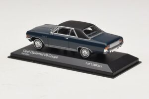 Opel Diplomat A V8 Coupe Bleu Foncé Minichamps 1:43 400048021 Métal Moulé — image 3 sur 4