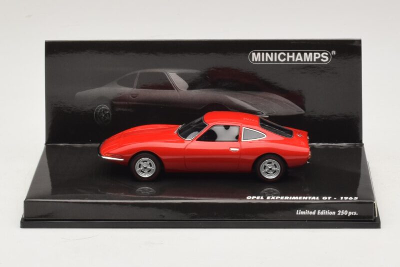 Opel Experimental GT Rouge Minichamps 1:43 437045020 Métal Moulé
