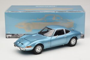 Opel GT Blue Metallic Minichamps 1:18 180049030 Métal Moulé — image 8 sur 8