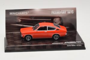 Opel Kadett C Coupé Présentation IAA Frankfurt Rouge Minichamps 1:43 436045620 Métal Moulé
