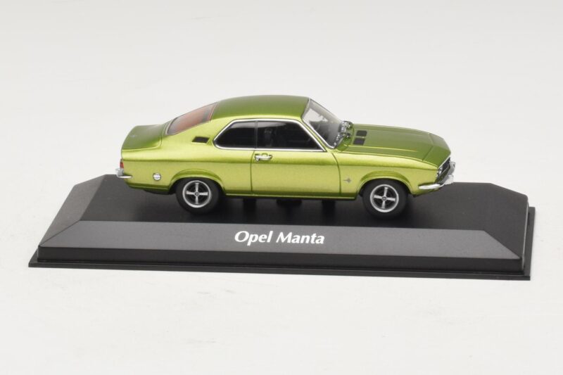 Opel Manta A Vert Métallisé Maxichamps 1:43 940045501 Métal Moulé