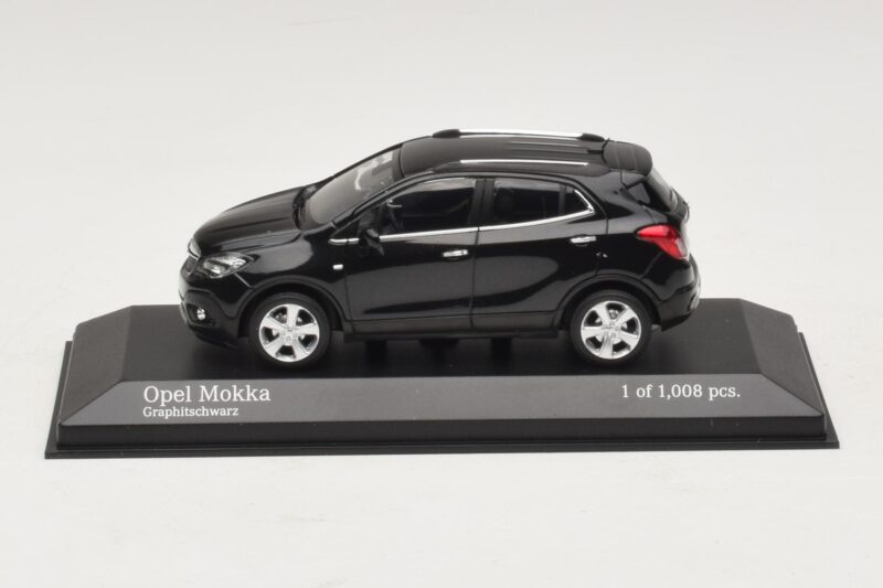 Opel Mokka Noir Métallisé Minichamps 1:43 410042101 Métal Moulé