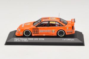 Opel Omega 3000 24V #99 Jägermeister M. Reuter DTM 1991 Minichamps 1:43 400914499 Métal Moulé