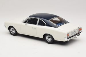 Opel Rekord C Coupé Blanc Bleu Minichamps 1:18 107047021 Résine — image 5 sur 6