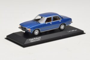 Opel Rekord D Bleu Métallisé Minichamps 1:43 400044002 Métal Moulé — image 2 sur 4