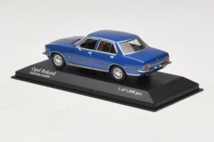 Opel Rekord D Bleu Métallisé Minichamps 1:43 400044002 Métal Moulé — image 3 sur 4