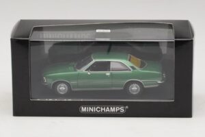 Opel Rekord D Coupé Vert Métallisé Minichamps 1:43 400044022 Métal Moulé — image 4 sur 4