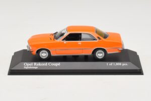 Opel Rekord D Coupé Orange Minichamps 1:43 400044024 Métal Moulé