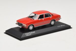 Opel Rekord D Rouge Minichamps 1:43 400044004 Métal Moulé — image 2 sur 4