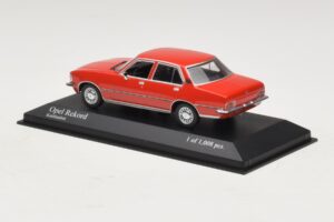 Opel Rekord D Rouge Minichamps 1:43 400044004 Métal Moulé — image 3 sur 4