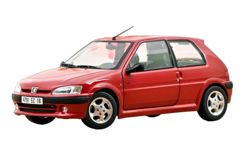 Peugeot 106 S16 Lucifer Red Norev 1:18 Peugeot 106 S16 Lucifer Red Norev 1:18 184921 Métal Moulé