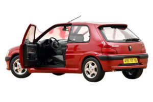 Peugeot 106 S16 Lucifer Red Norev 1:18 184921 Métal Moulé — image 2 sur 3