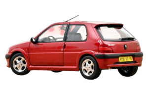 Peugeot 106 S16 Lucifer Red Norev 1:18 184921 Métal Moulé — image 3 sur 3