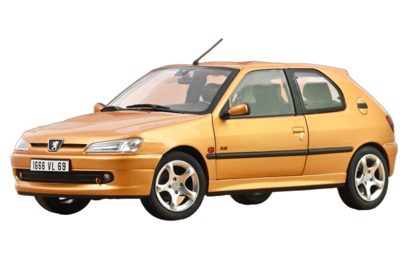 Peugeot 306 S16 Blaze Yellow Norev 1:18 Peugeot 306 S16 Blaze Yellow Norev 1:18 184940 Métal Moulé